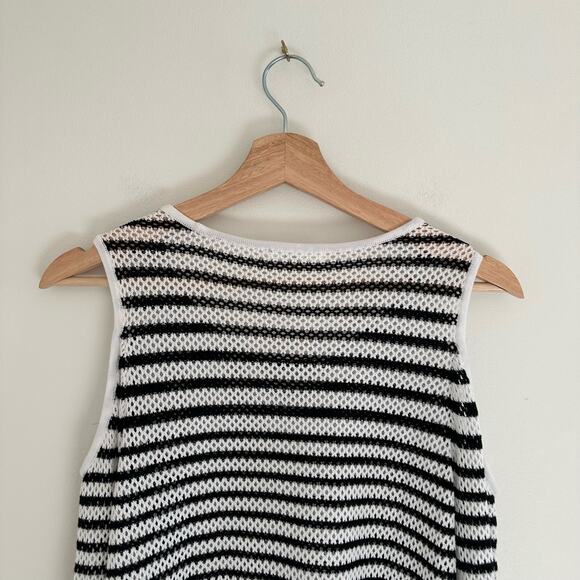 Rag & Bone Quinn Striped Knit Cold Shoulder Sweater - Picture 8 of 8